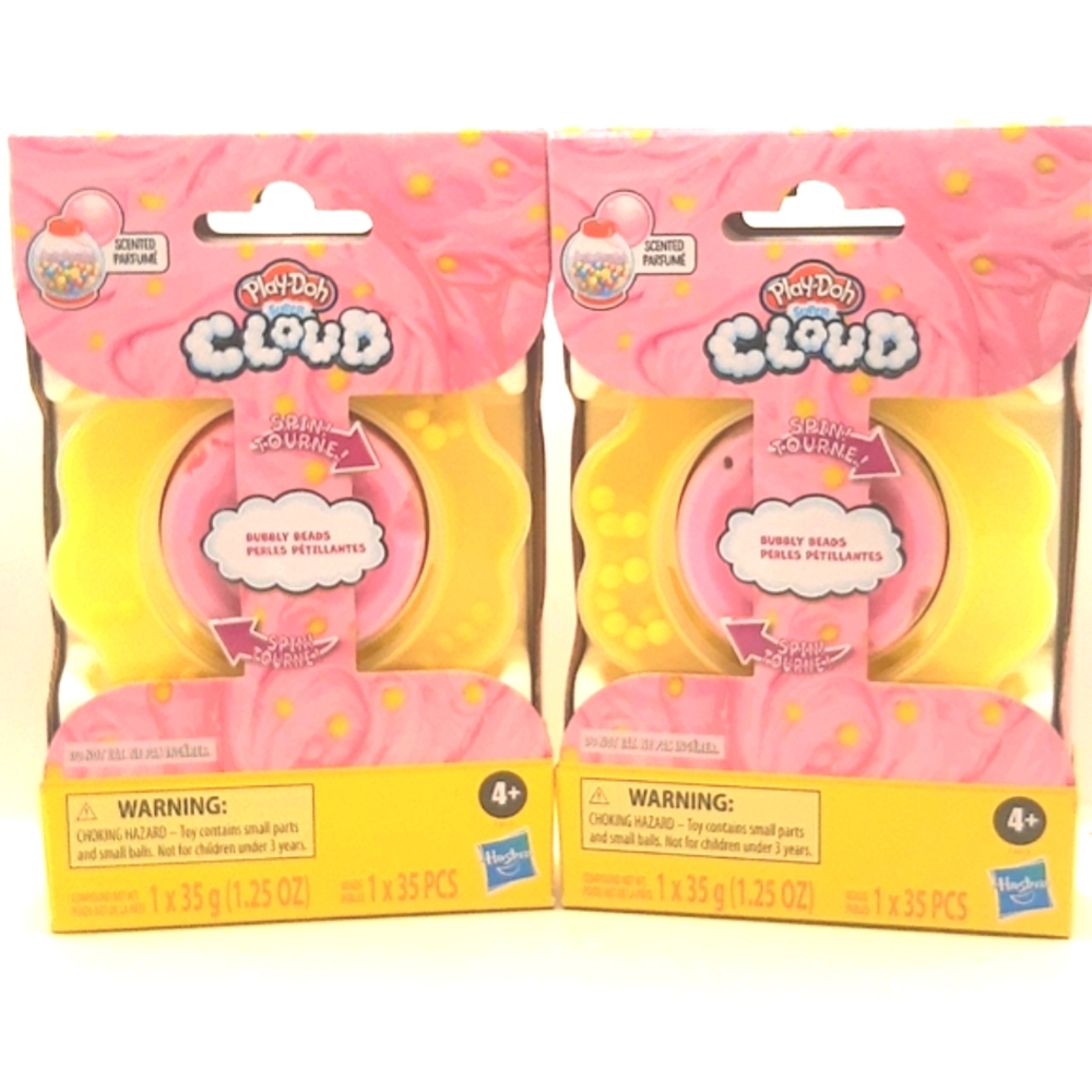 Play-Doh Super Cloud Kit Fidget, Bubblegum Scented, Valentine Gift 2-PACK NEW - Picture 5 of 16